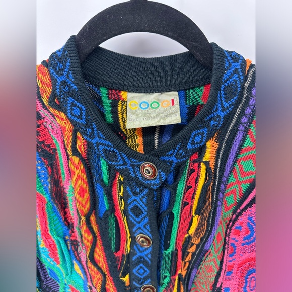 Vintage COOGI Australia Cardigan Sweater with original box - Picture 4 of 14